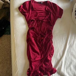 Spicy red dress